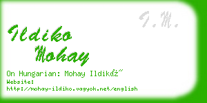 ildiko mohay business card